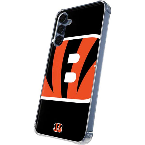 NFL Cincinnati Bengals Large Logo Galaxy A55 5G Clear Case