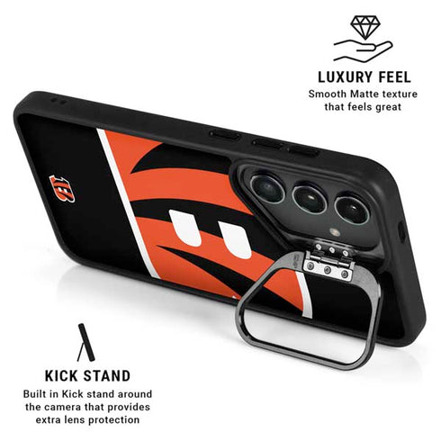 NFL Cincinnati Bengals Large Logo Galaxy S24 Plus Kickstand Case