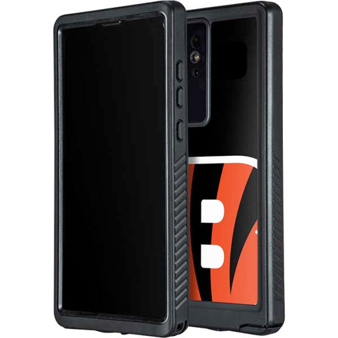 NFL Cincinnati Bengals Large Logo Galaxy S24 Ultra Waterproof Case