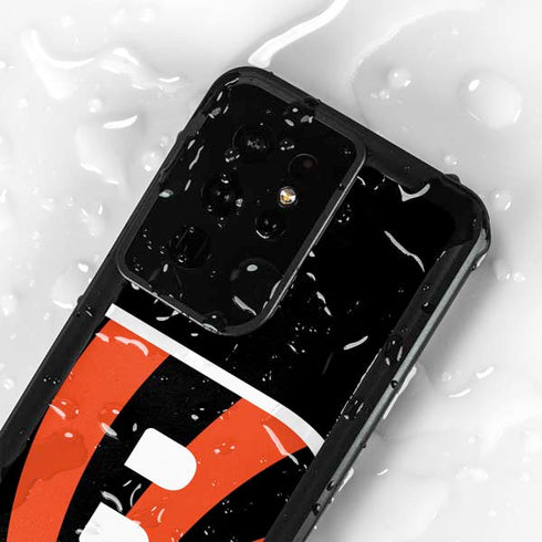 NFL Cincinnati Bengals Large Logo Galaxy S24 Ultra Waterproof Case