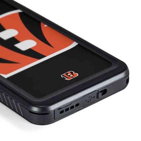 NFL Cincinnati Bengals Large Logo Galaxy S24 Waterproof Case