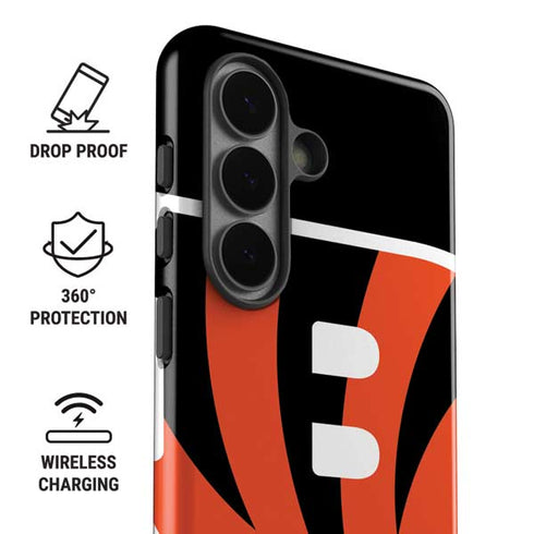 NFL Cincinnati Bengals Large Logo Galaxy S26 Plus Impact Case