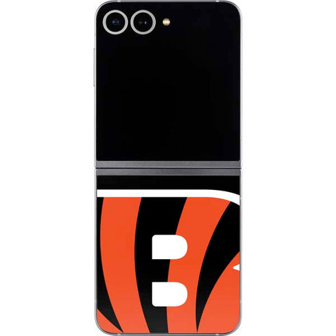 NFL Cincinnati Bengals Large Logo Galaxy Z Flip6 Skin