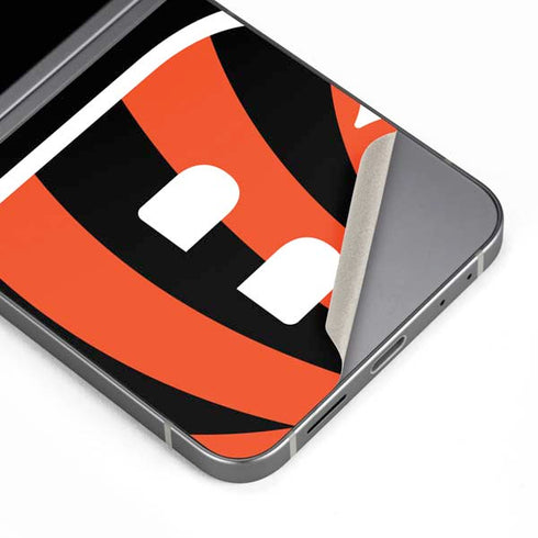 NFL Cincinnati Bengals Large Logo Galaxy Z Flip6 Skin