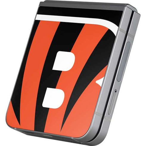 NFL Cincinnati Bengals Large Logo Galaxy Z Flip6 Skin