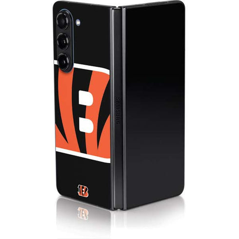 NFL Cincinnati Bengals Large Logo Galaxy Z Fold5 5G Skin