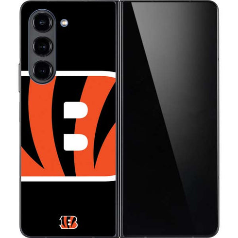 NFL Cincinnati Bengals Large Logo Galaxy Z Fold5 5G Skin