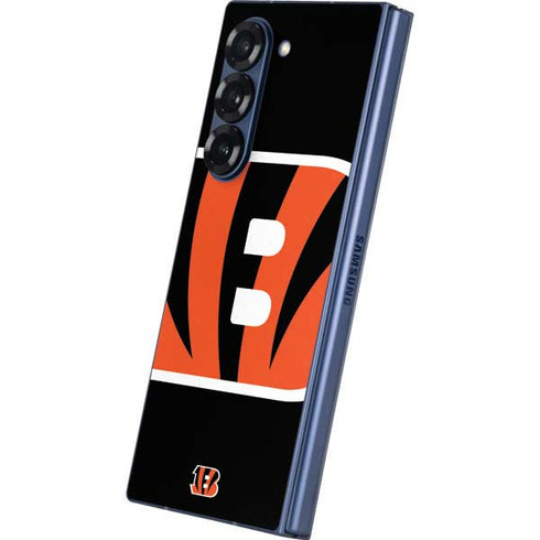 NFL Cincinnati Bengals Large Logo Galaxy Z Fold6 Skin