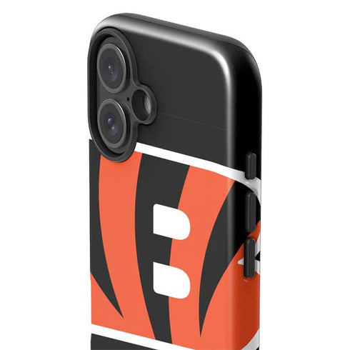 NFL Cincinnati Bengals Large Logo iPhone 16 Impact Case