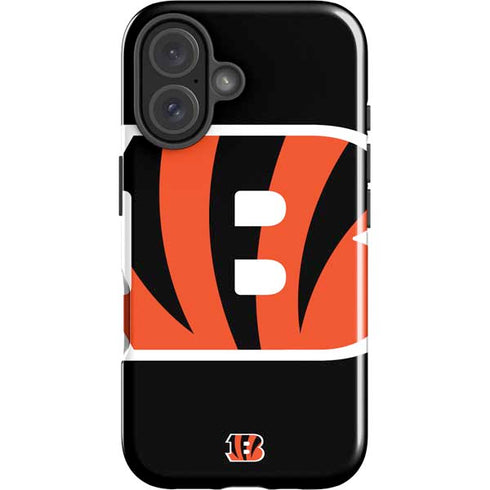 NFL Cincinnati Bengals Large Logo iPhone 16 Plus Impact Case