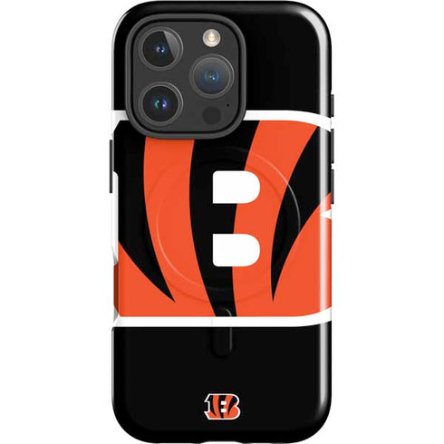 NFL Cincinnati Bengals Large Logo iPhone 16 Pro Magsafe Impact Case