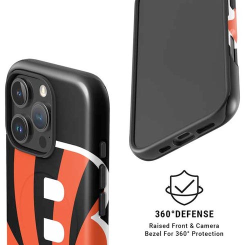 NFL Cincinnati Bengals Large Logo iPhone 16 Pro Magsafe Impact Case