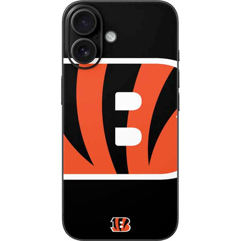 NFL Cincinnati Bengals Large Logo iPhone 16 Skin
