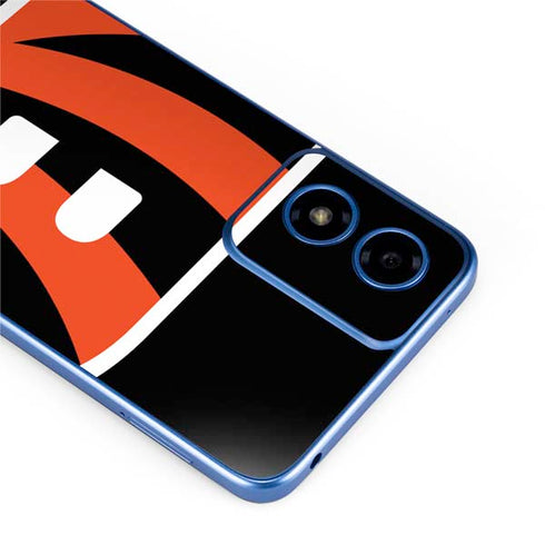 NFL Cincinnati Bengals Large Logo Moto G Play 4G (2024) Skin