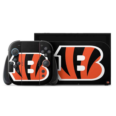 NFL Cincinnati Bengals Large Logo Nintendo Skins