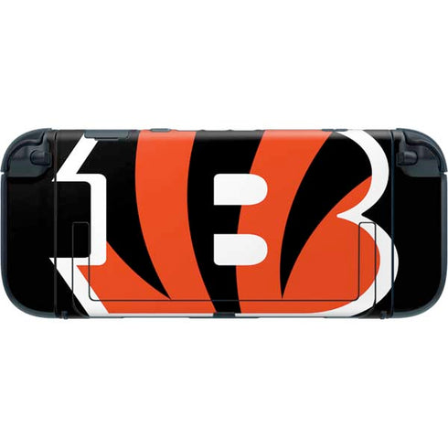 NFL Cincinnati Bengals Large Logo Nintendo Switch 2 (2025) with Joy-Con Skin