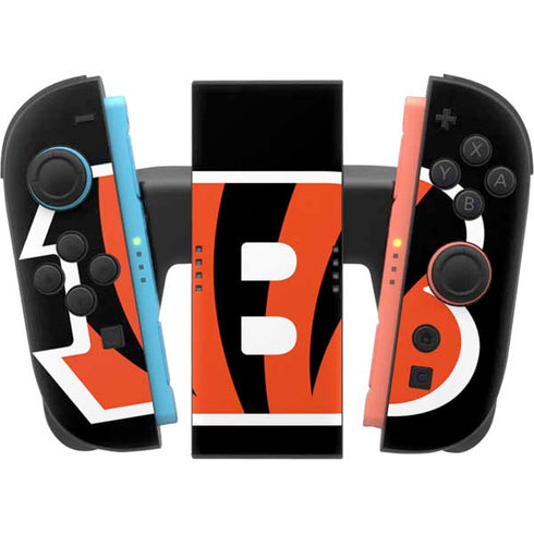 NFL Cincinnati Bengals Large Logo Nintendo Switch 2 (2025) Joy-Con Controller Skin