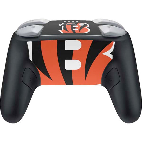 NFL Cincinnati Bengals Large Logo Nintendo Switch 2 (2025) Pro Controller Skin