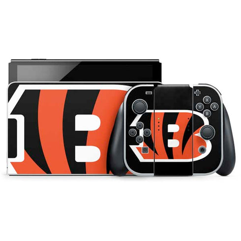 NFL Cincinnati Bengals Large Logo Nintendo Skins