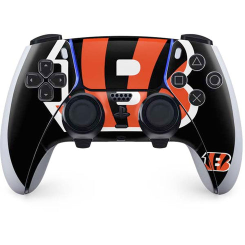 NFL Cincinnati Bengals Large Logo PS5 DualSense Edge Pro Controller Skin