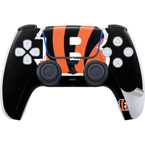 NFL Cincinnati Bengals Large Logo PS5 Pro Disk Bundle Skin
