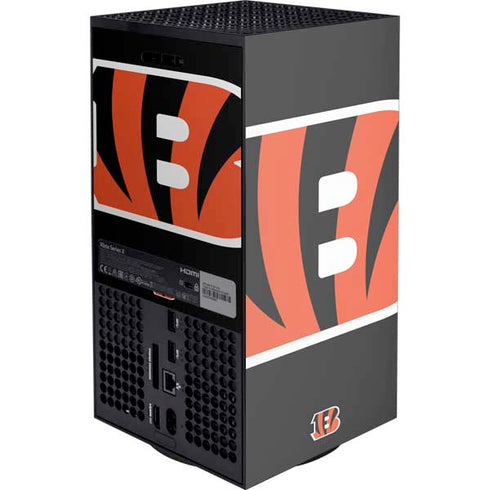 NFL Cincinnati Bengals Large Logo XBox Series X Digital Edition Console Skin