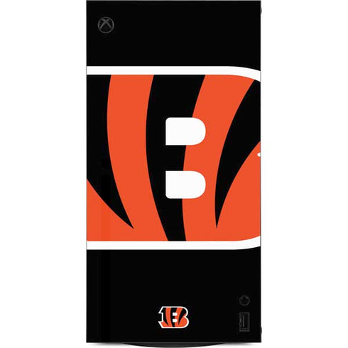 NFL Cincinnati Bengals Large Logo XBox Series X Digital Edition Console Skin