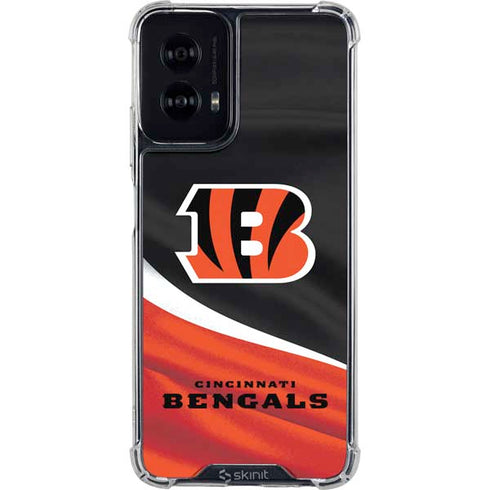 NFL Cincinnati Bengals Moto G Power 5G (2024) Clear Case
