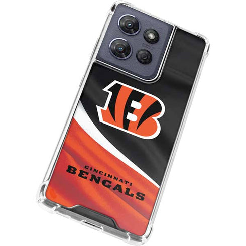 NFL Cincinnati Bengals Moto G Power 5G (2025) Clear Case