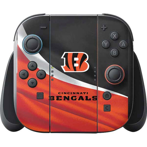 NFL Cincinnati Bengals Nintendo Switch 2 (2025) with Joy-Con Skin