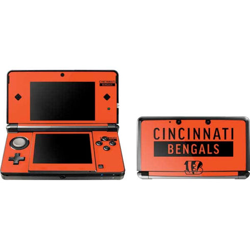 NFL Cincinnati Bengals Orange Performance Series Nintendo Skins