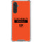 NFL Cincinnati Bengals Orange Performance Series Galaxy A17 Clear Case