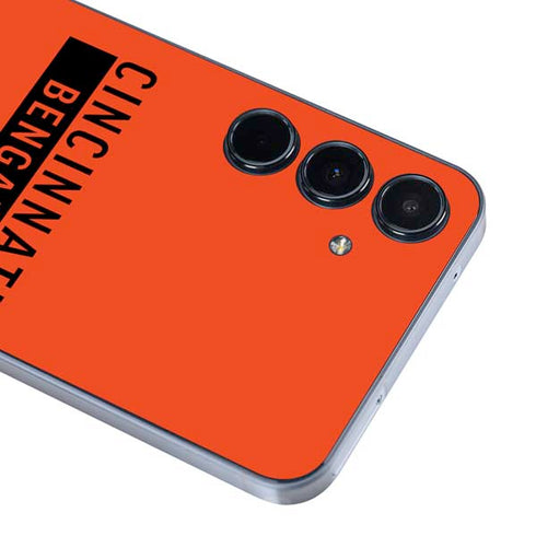 NFL Cincinnati Bengals Orange Performance Series Galaxy A36 5G Skin