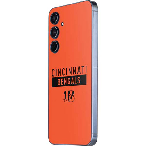 NFL Cincinnati Bengals Orange Performance Series Galaxy A55 5G Skin