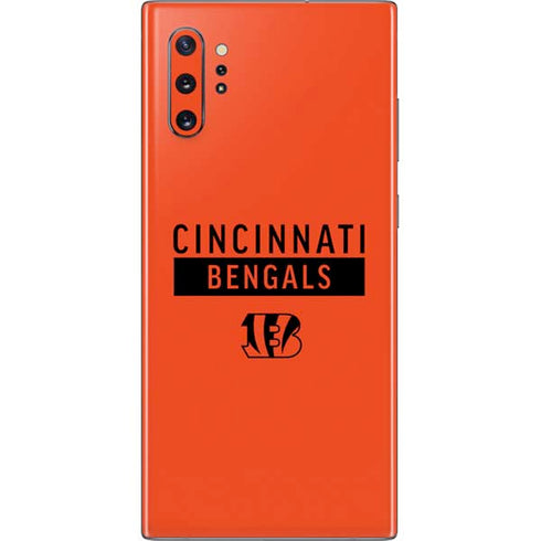 NFL Cincinnati Bengals Orange Performance Series Galaxy Note 10 Plus Skin