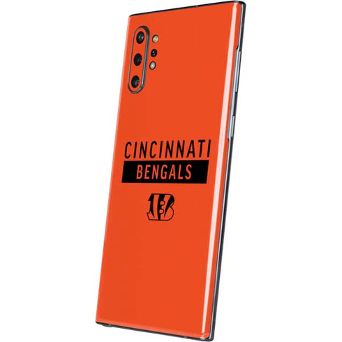 NFL Cincinnati Bengals Orange Performance Series Galaxy Note 10 Plus Skin