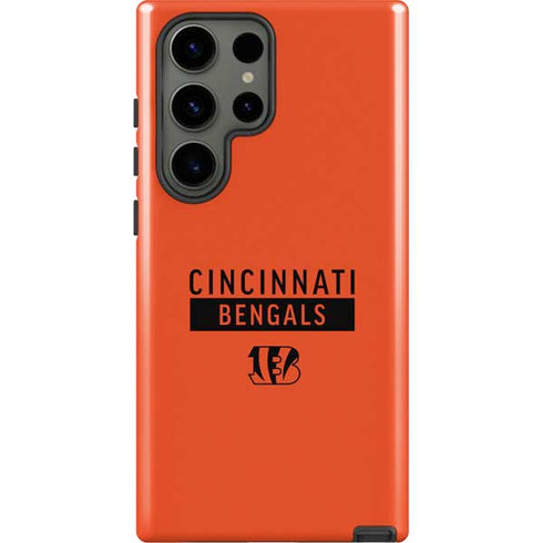 NFL Cincinnati Bengals Orange Performance Series Galaxy S23 Ultra Pro Case