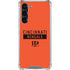 NFL Cincinnati Bengals Orange Performance Series Galaxy S24 FE Clear Case