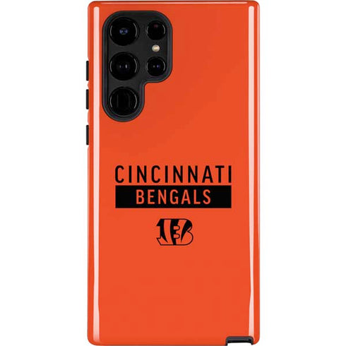 NFL Cincinnati Bengals Orange Performance Series Galaxy Cases