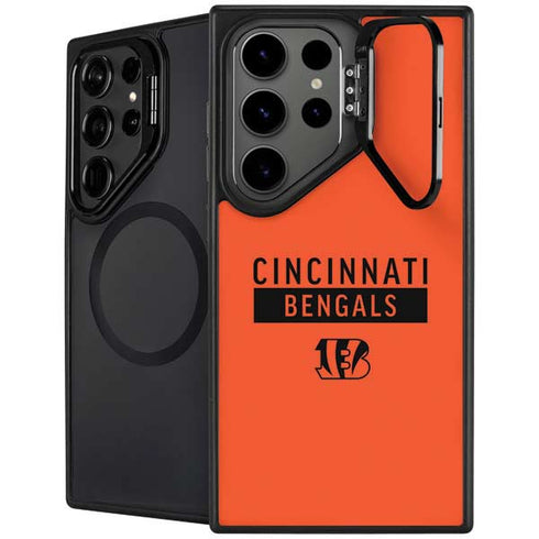 NFL Cincinnati Bengals Orange Performance Series Galaxy S25 Ultra Kickstand Case