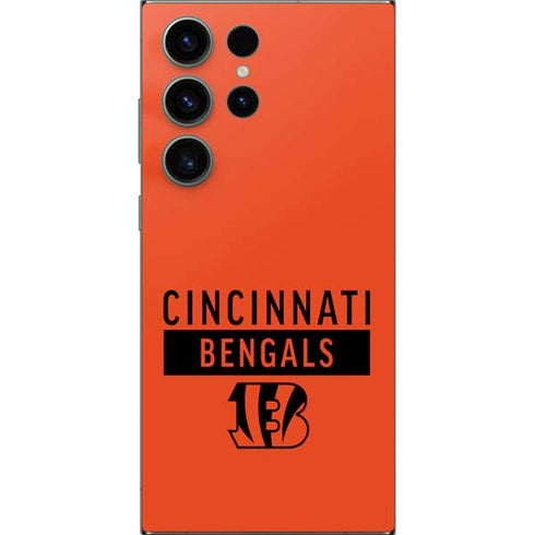 NFL Cincinnati Bengals Orange Performance Series Galaxy S24 Ultra Skin