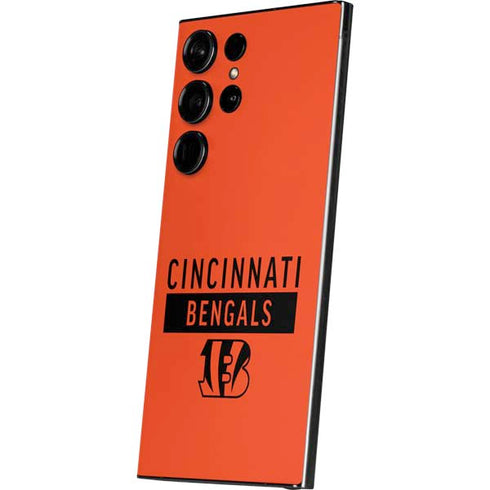 NFL Cincinnati Bengals Orange Performance Series Galaxy S24 Ultra Skin
