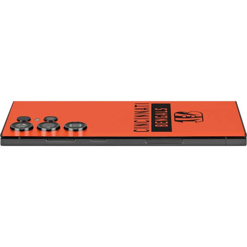 NFL Cincinnati Bengals Orange Performance Series Galaxy S25 Ultra Skin