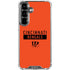 NFL Cincinnati Bengals Orange Performance Series Galaxy S26 Clear Case