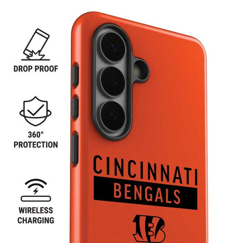 NFL Cincinnati Bengals Orange Performance Series Galaxy S26 Plus Impact Case