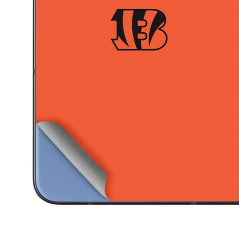 NFL Cincinnati Bengals Orange Performance Series Galaxy Z Fold5 5G Skin