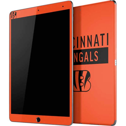 NFL Cincinnati Bengals Orange Performance Series iPad Skins