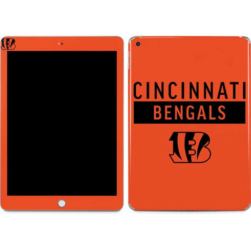 NFL Cincinnati Bengals Orange Performance Series Apple iPad Skin
