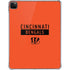 NFL Cincinnati Bengals Orange Performance Series iPad Pro 11in (2024) Clear Case