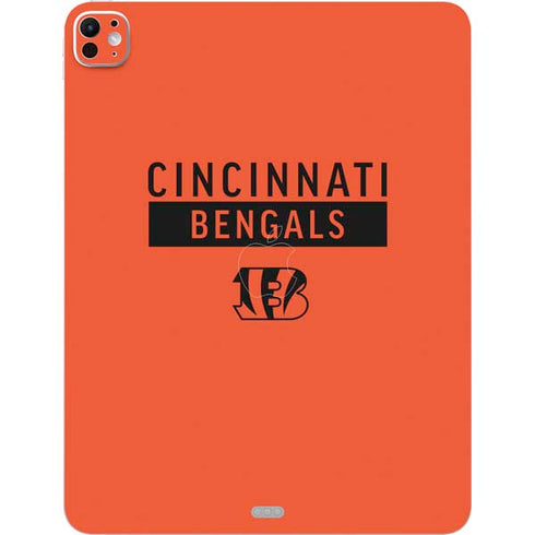 NFL Cincinnati Bengals Orange Performance Series iPad Pro 13in M4 (2024) Skin